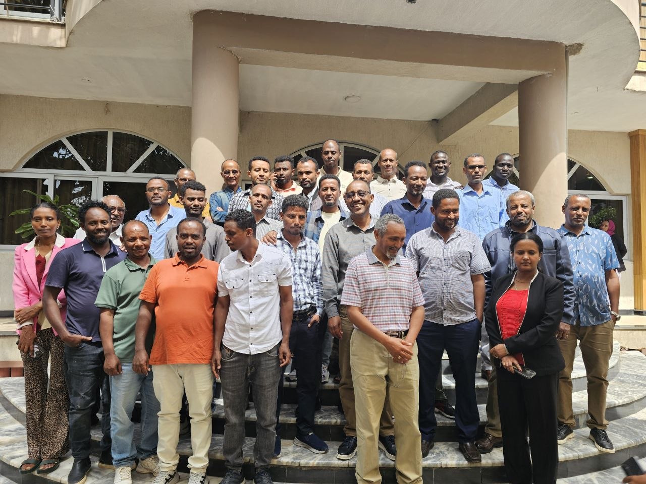 Participants during the baseline data validation workshop in Adama.