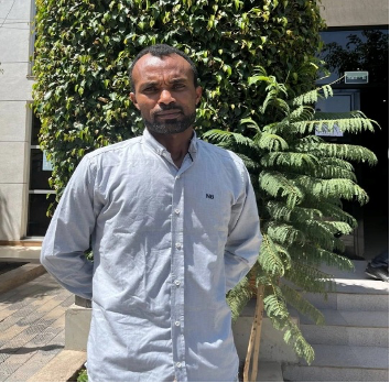 Nahom Tsegaye, pharmacist and federal TST team member, Chiro Hospital.